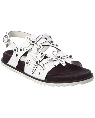 Tod's Tods Patent Sandal In White