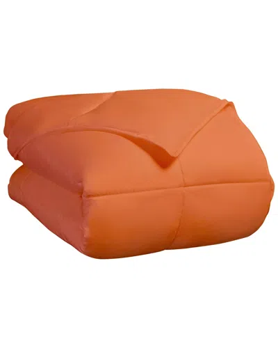 Superior All-season Reversible Down Alternative Blanket In Orange