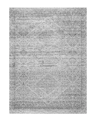 Nuloom Hart Abstract Washable Rug In Grey