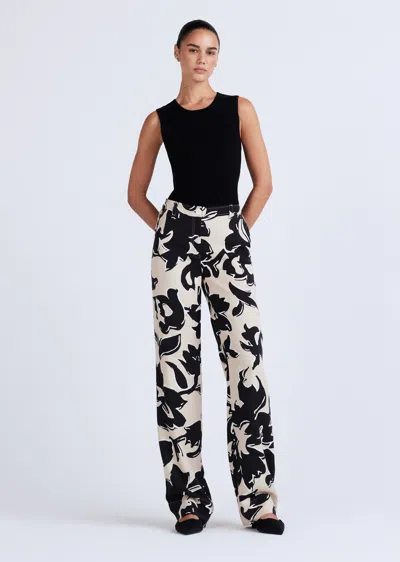 Derek Lam Vana Straight Leg Trousers In Multi