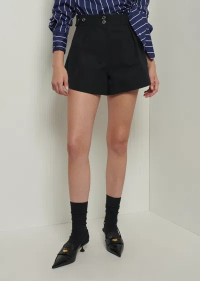 Derek Lam Mika Snap Shorts In Black