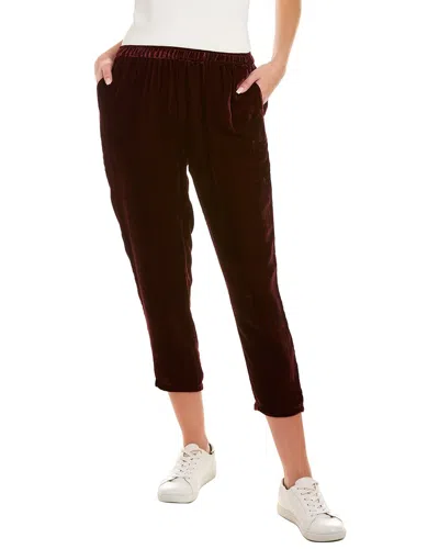 Johnny Was Holiday Silk-blend Pant In Red