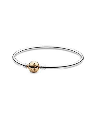 Pandora Moments 14k & Silver Bangle Bracelet In Nocolor