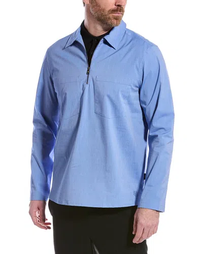 Ted Baker Bretonn Overshirt In Blue