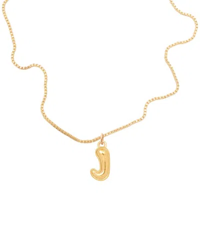 Frasier Sterling 14k Plated Initial (a-z) Necklace