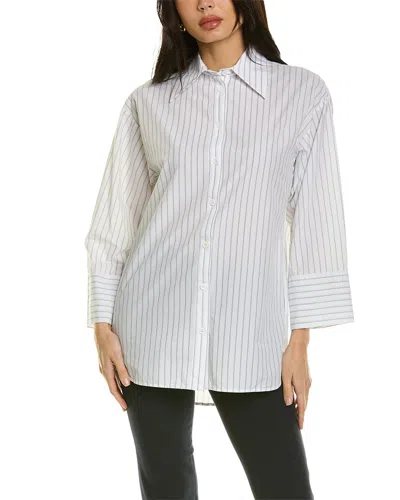 Peserico Stripe Shirt In White