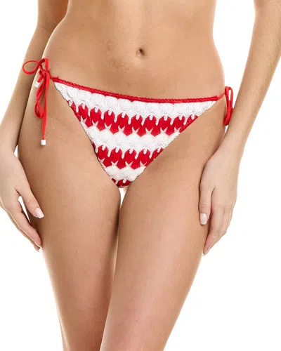 M Missoni Bikini Bottom In Red