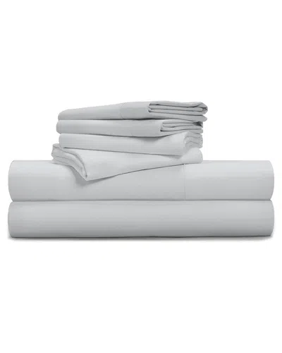 Pillow Guy Luxe Soft & Smooth 100% Tencel 6-piece Sheet Set In Grey