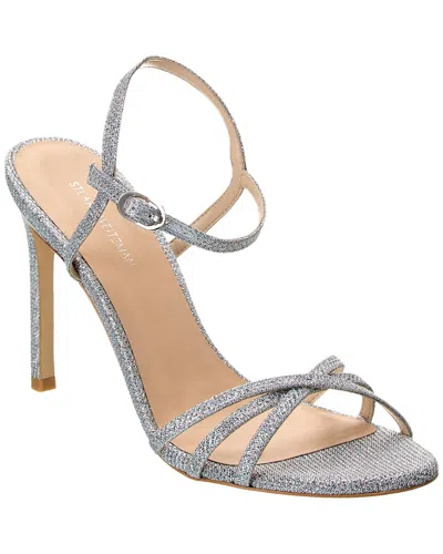 Stuart Weitzman Starla 105 Sparkle Sandal In Silver