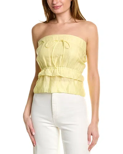 Bardot Margo Barely There Top In Yellow
