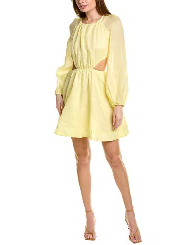 Bardot Margo Mini Dress In Yellow