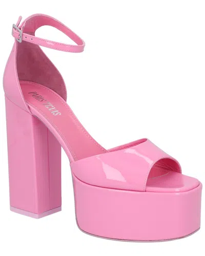 Paris Texas Tatiana Leather Sandal In Pink