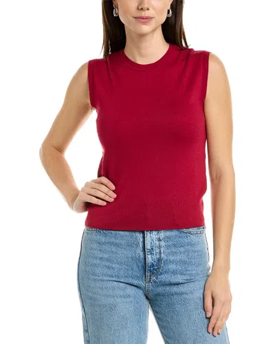 Marella Emiro Wool-blend Sweater Tank In Red