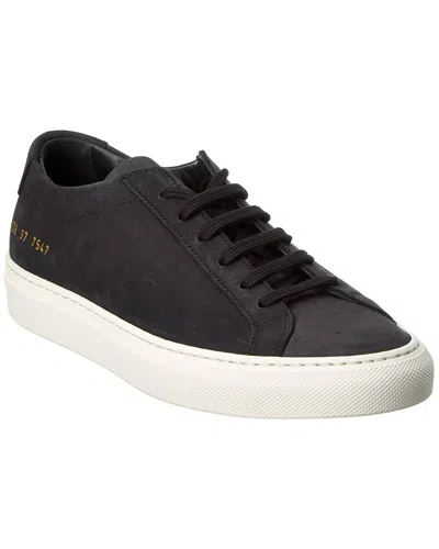 Common Projects Achilles Suede Sneaker In Black