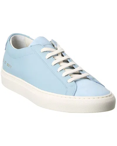 Common Projects Original Achilles Leather & Suede Sneaker In Blue