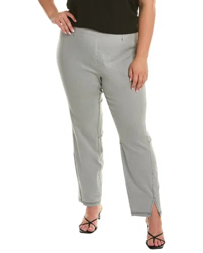 Nic + Zoe Seams All Day Denim Pant In Grey Pond