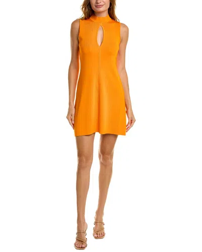 Toccin Women's Madelyn Mock Turtleneck Minidress In Orange