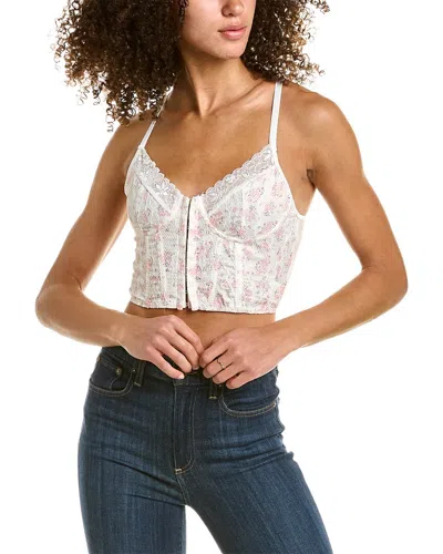 Emmie Rose Lace Top In White