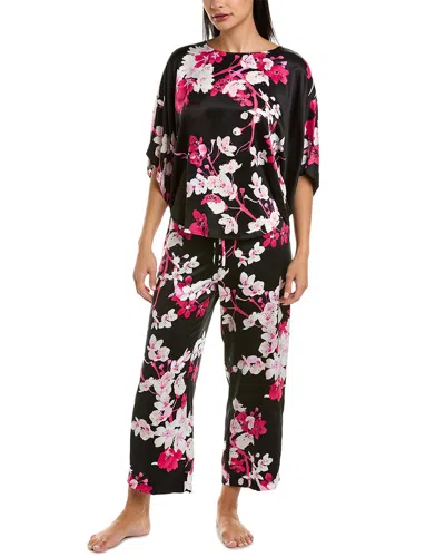 Natori 2pc Kyoto Pajama Set In Black