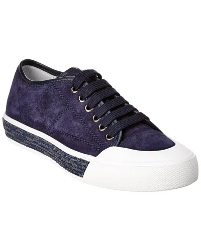Tod's Tods Suede Sneaker In Blue