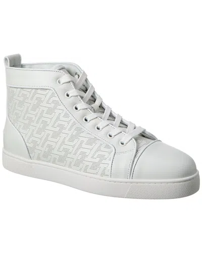 Christian Louboutin Louis Leather Sneaker In White