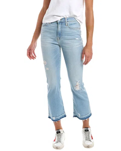 7 For All Mankind Wildflower High Waist Slim Kick Jean In Blue