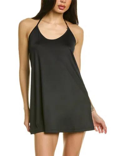 Versace Swim Cover-up In Black