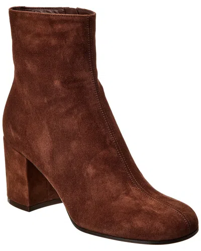 Gianvito Rossi Stivali Leather Ankle Boot In Brown