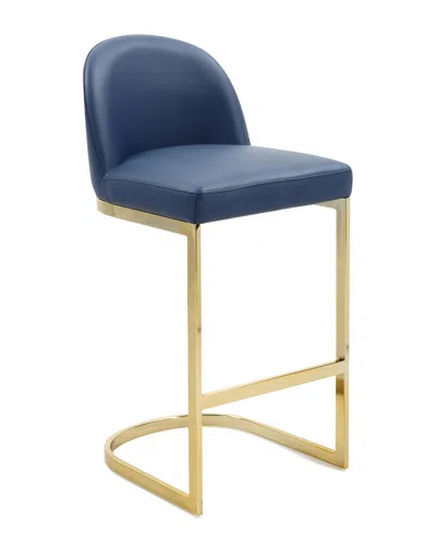 Chic Home Xander Navy Counter Stool