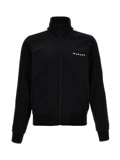 Marant Ronny Stripe-detail Jacket In Black