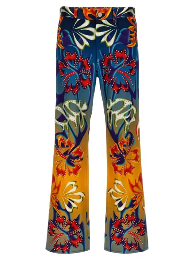 Bluemarble Hibiscus Trousers In Multicolor