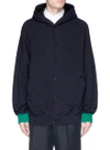 MARNI Contrast cuff hooded jacket