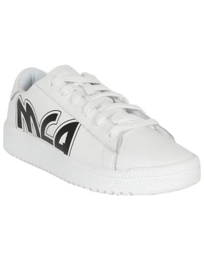 Mcq By Alexander Mcqueen Logo Leather Sneaker