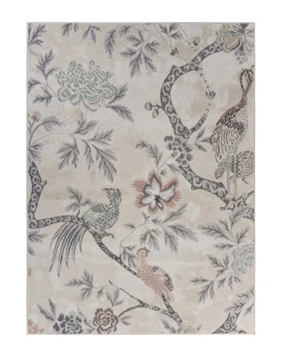 Lr Home Mia Floral Area Rug In Ivory