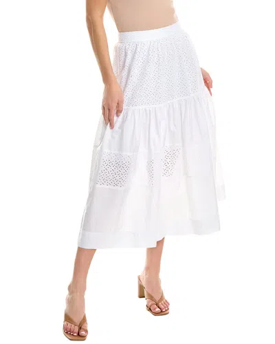 Derek Lam 10 Crosby Danna Skirt In White