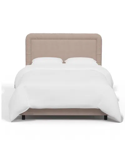 Skyline Furniture Upholstered Bed Linen In Grey