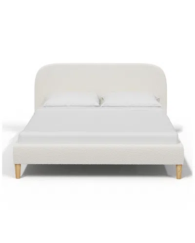 Skyline Furniture Upholstered Bed Navarro In White