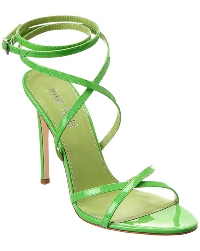 Paris Texas Zoe Patent Sandal In Green