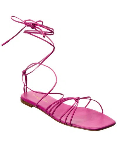 Gianvito Rossi Sylvie Leather Sandal In Pink