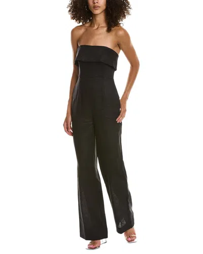 Nicholas Chesa Linen Jumpsuit In Black