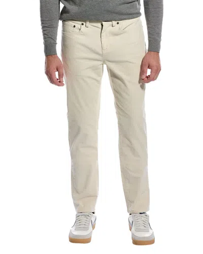 Brooks Brothers Slim Corduroy Pant In White