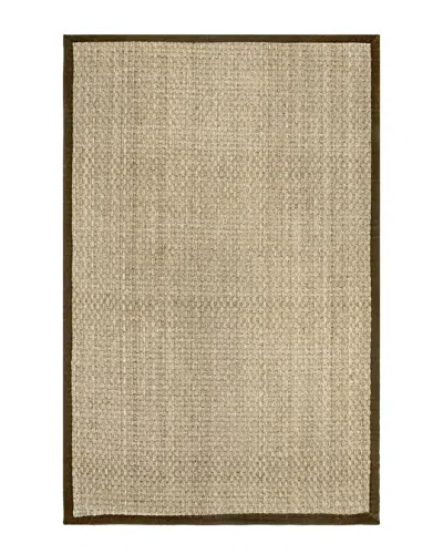 Nuloom Hesse Checker Weave Seagrass Rug In Brown