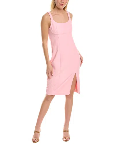Laundry By Shelli Segal Women's Ruched-strap Sheath Dress In Pink