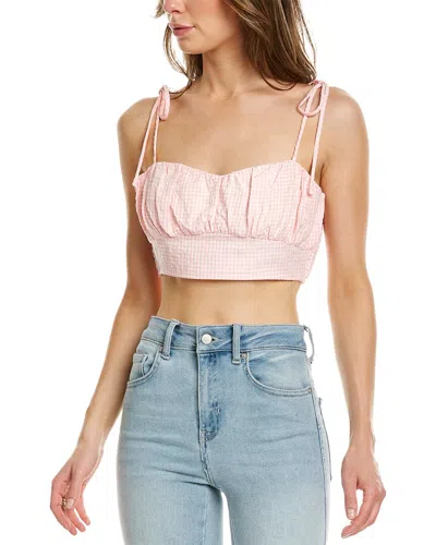 Emmie Rose Bandeau Top In Pink