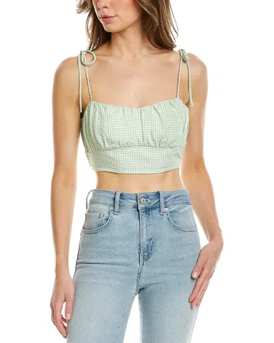 Emmie Rose Bandeau Top In Green