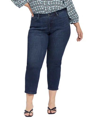 Nydj Piper Relaxed Straight Jean In Blue