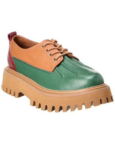 Seychelles Silly Me Leather Oxford In Green