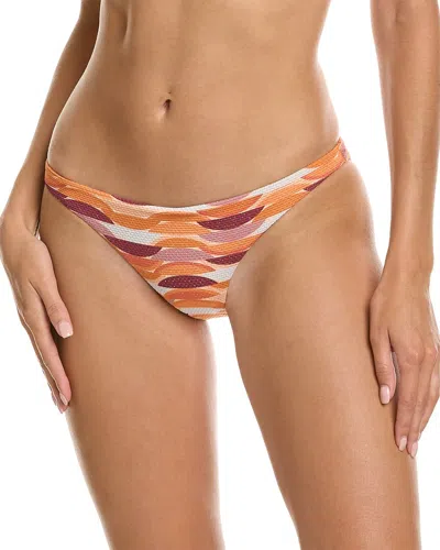 L*space Camacho Full Bikini Bottom In Orange