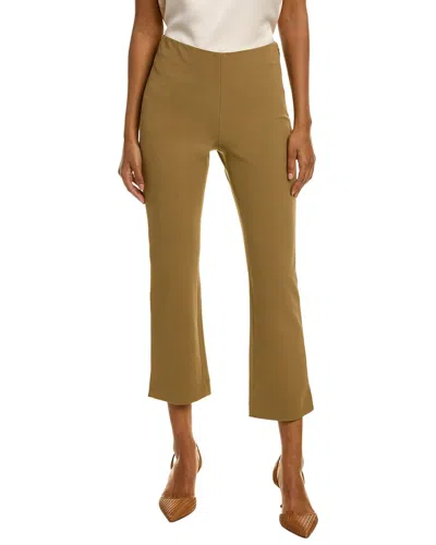 Vince High-waist Crop Flare Pant In Green