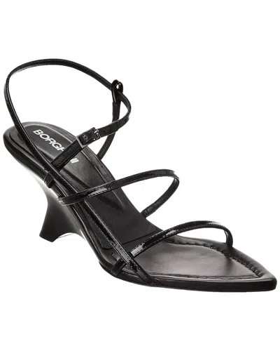 Gia Borghini Gia 26 Patent Slingback Sandal In Black